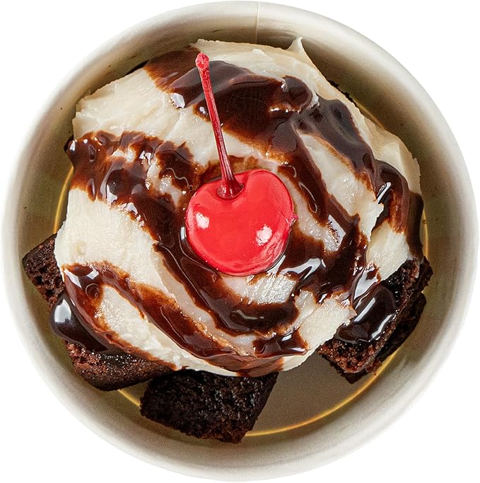 Coppetta 5-Ounce Dessert Cups, 50 Disposable Ice Cream Cups - Lids Sold Separately, Striped, Pink And White Paper FroYo Bowls, For Hot And Cold Foods, Perfect For Gelato Or Mousse - Restaurantware