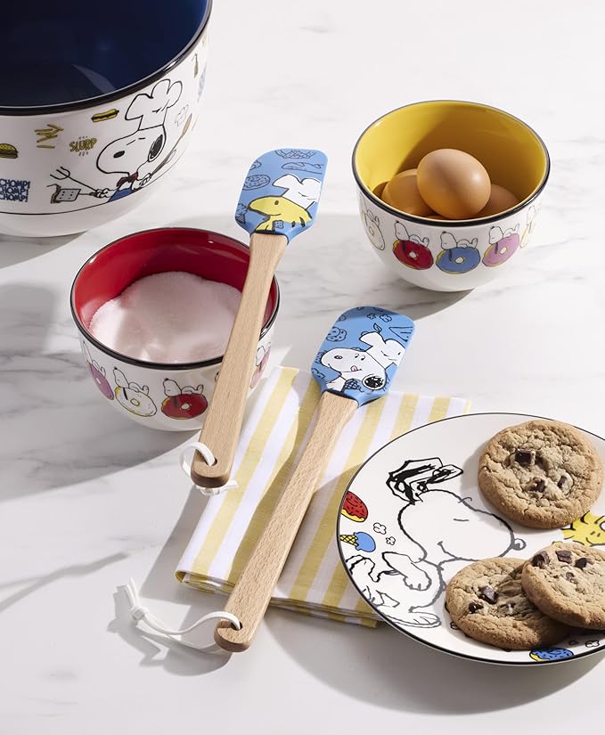 Lenox 897689 Chef Snoopy Spatulas, Set Of 2, Blue