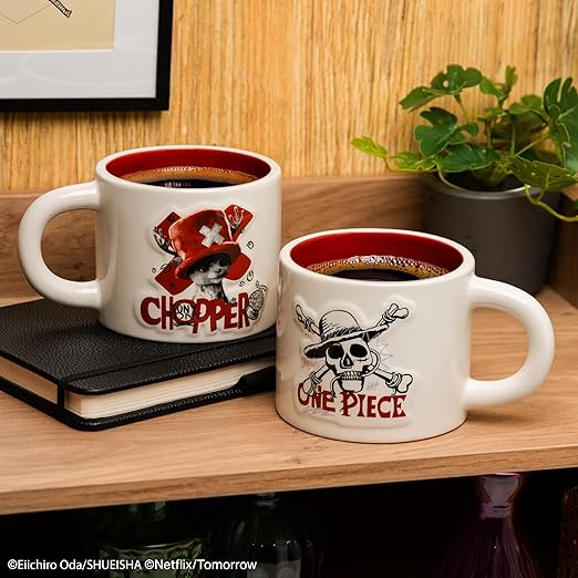 Paladone One Piece Chopper Embossed Ceramic Mug, 400ml Character Drinkware, Officially Licensed