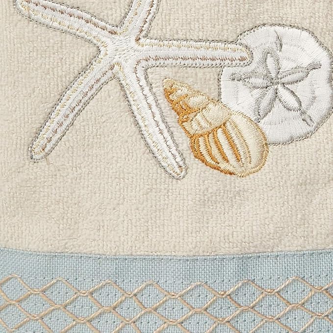 Avanti Linens - Bath Towel, Soft & Absorbent Cotton Towel, Beach Inspired Bathroom Accessories (Seaglass Collection)