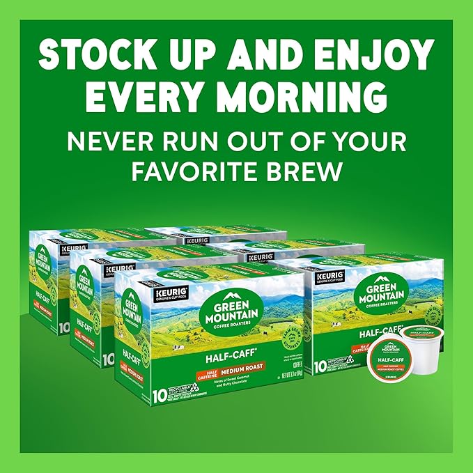 Green Mountain Coffee Roasters® Half-Caff, 60ct