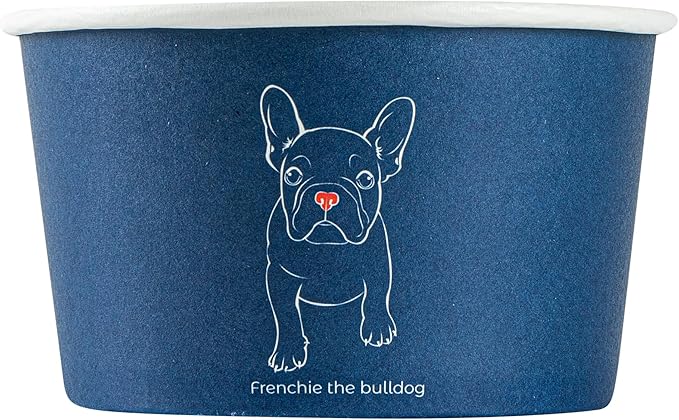 Restaurantware Coppetta 12 Ounce Dessert Cups, 200 Disposable Ice Cream Cups - Lids Sold Separately, Sturdy, Frenchie Paper FroYo Bowls, For Hot And Cold Foods, Perfect For Gelato Or Mousse