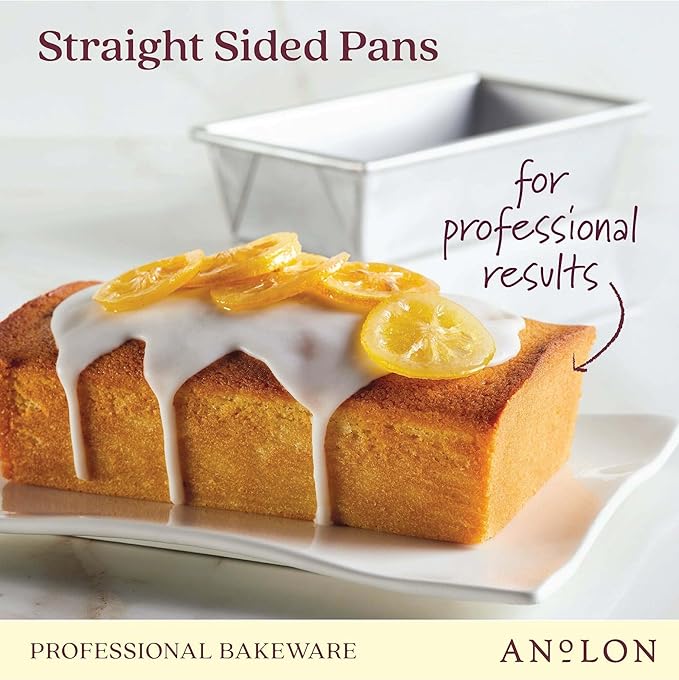 Anolon Pro-Bake Aluminized Steel Baking Cake Pan, Square, 9 Inch - Silver