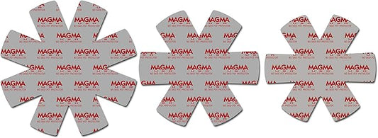 Magma A10-368 No-Skid Cookware Pot Protectors (Set of 3) – Rubberized Felt Separators to Prevent Scratches & Chipping in Nested Pots and Pans – Multi-Use Trivets for Marine, RV & Home Kitchens