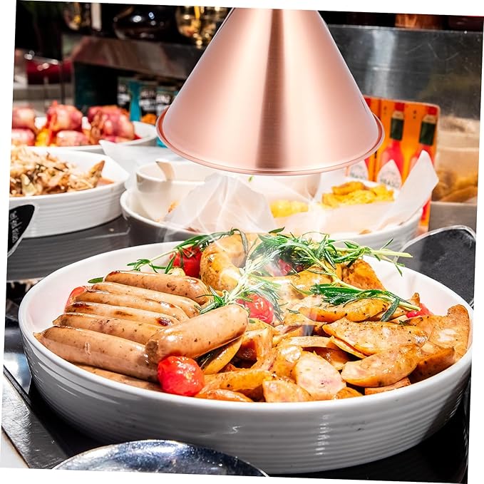 Holibanna 1Pc Telescopic Heat Lamp Buffet Heating Light for Food Preservation Chandelier for Hotel Restaurant Kitchen Canteen Use Height