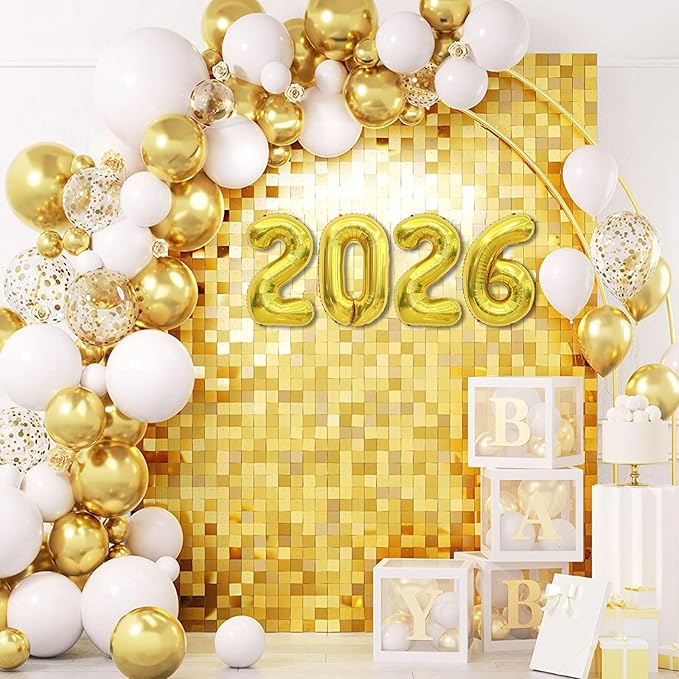 2026 Balloons 42 Inch Gold Foil 2026 Balloon Numbers For New Years Balloons New Years Eve Party Supplies 2026 Nye Decorations Happy New Year Decorations Graduation Globos Para Años Nuevo