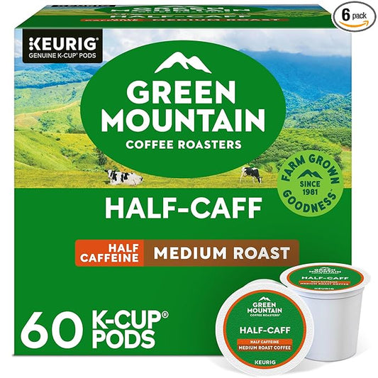 Green Mountain Coffee Roasters® Half-Caff, 60ct