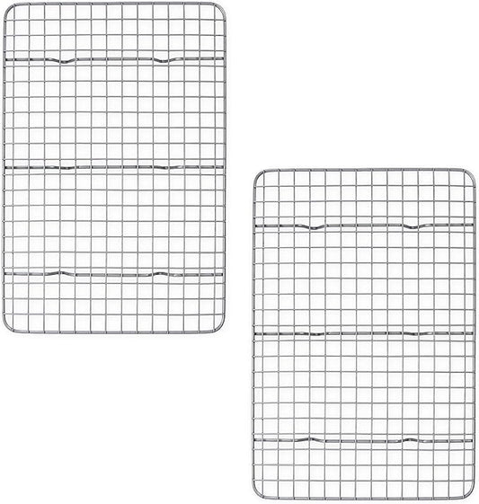 USA Pan Nonstick Quarter Sheet Cooling Racks, Set of 2
