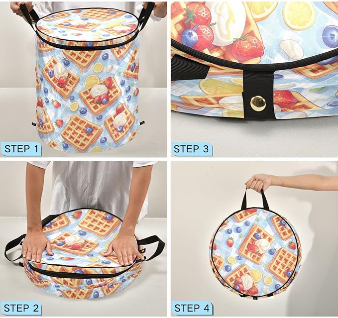 Cute Cartoon Rainbows laundry basket folding and waterproof bins with lids for organizing with sturdy handle bag Decorative 62 quart for kitchen shelf towel cestos para ropa sucia