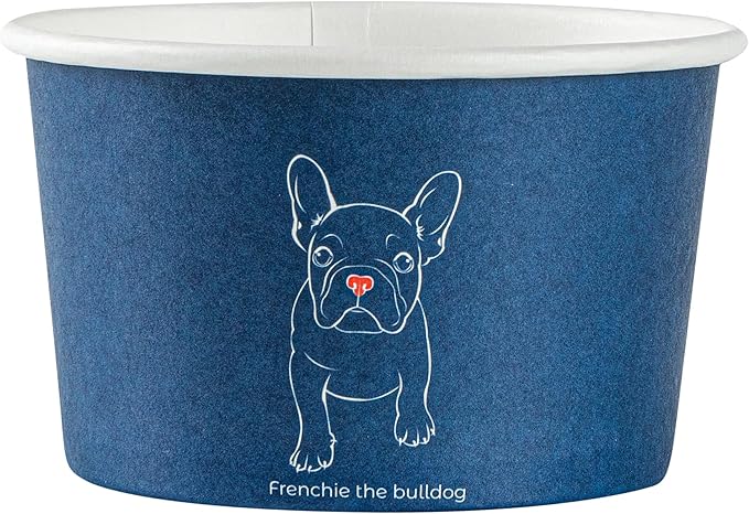 Coppetta 5 Ounce Dessert Cups, 200 Disposable Ice Cream Cups - Lids Sold Separately, Sturdy, Frenchie Paper FroYo Bowls, For Hot And Cold Foods, Perfect For Gelato Or Mousse - Restaurantware