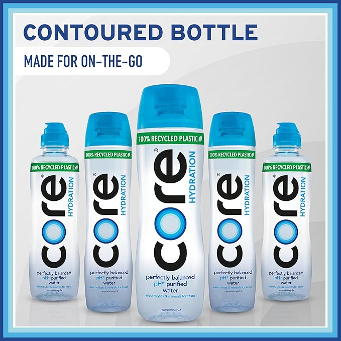 Core Hydration Perfectly Balanced Water, 30.4 fl oz bottle (Pack of 12)