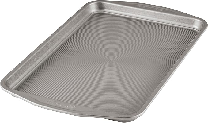 Circulon Nonstick Bakeware 11-Inch x 17-Inch Cookie Pan, Large Cookie Sheets for Baking, Gray