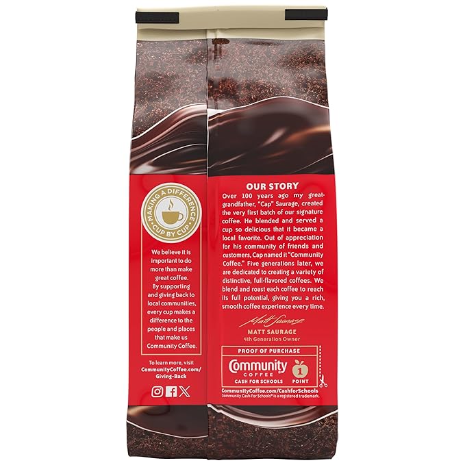 Community Coffee Chocolate Lava Cake Flavored Ground Coffee, 11 Ounce (Pack of 1)