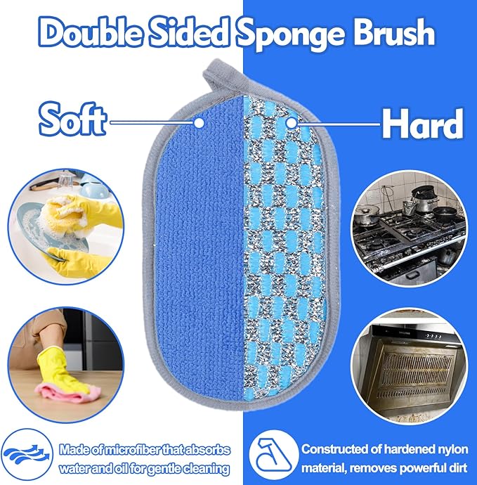 XANGNIER Air Fryer Cleaner Brush Kits,6 Pcs Air Fryer Cleaning brush Tools Accessories