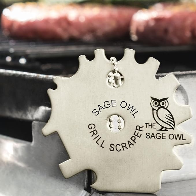 Sage Owl BBQ Grill Scraper - Thumbnail 2