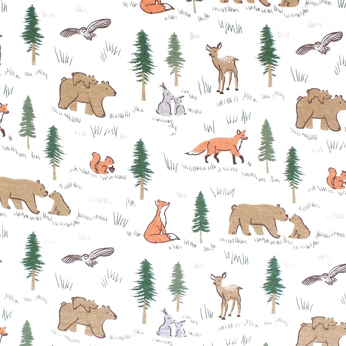Hudson Baby Unisex Baby Cotton Toddler Pillow Case, Sweet Woodland, One Size