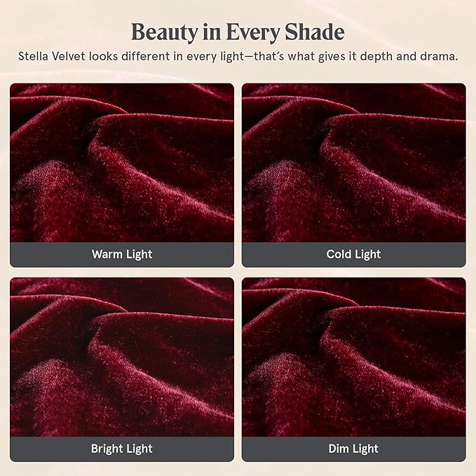 HiEnd Accents Stella Faux Silk Velvet Lumbar Pillow, 14x42 inch, Garnet Red, Romantic Western Modern Traditional Style Luxury Bedding, Decorative Throw Pillow