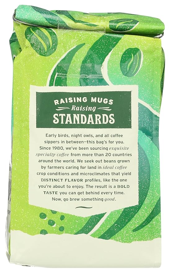 Whole Foods Market, Organic Decaf Ground Coffee, Dark French Roast, Smoky & Sweet, Smooth & Balanced, 12 Ounce
