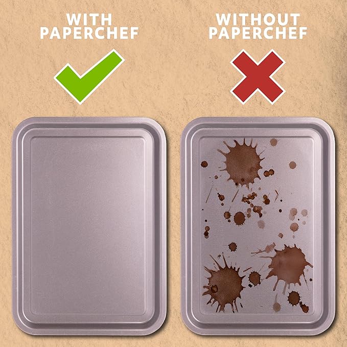PaperChef - X-Large Parchment Baking Cups - Easy Release, Non-Stick Paper, Unbleached, Compostable - Perfect For Cupcakes and Muffins - 30 count