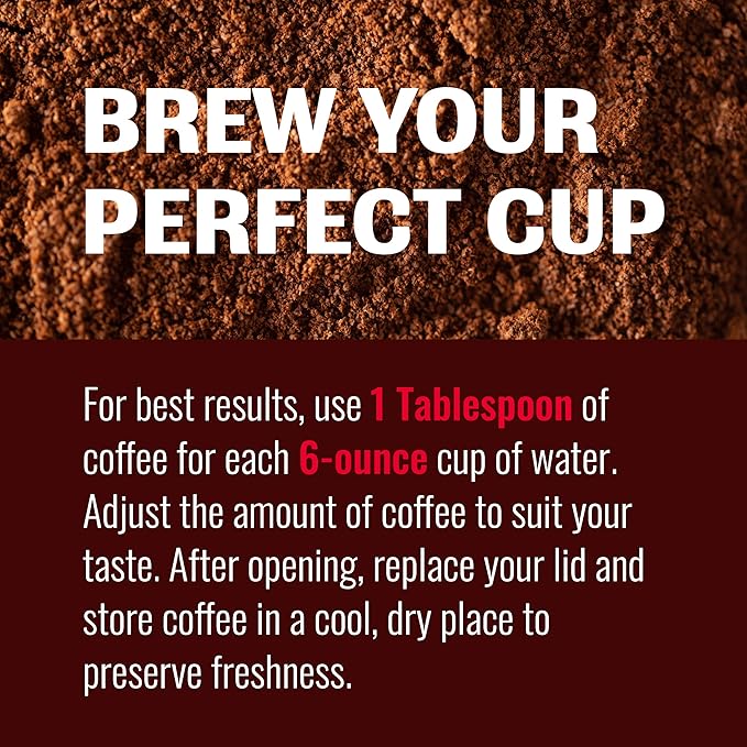 Hills Bros. Donut Shop Ground Coffee – Premium Arabica Coffee Beans – Medium Roast, Rich Flavor Cup After Cup – Recyclable Steel Can for Freshness – Certified Kosher – 23 OZ Can