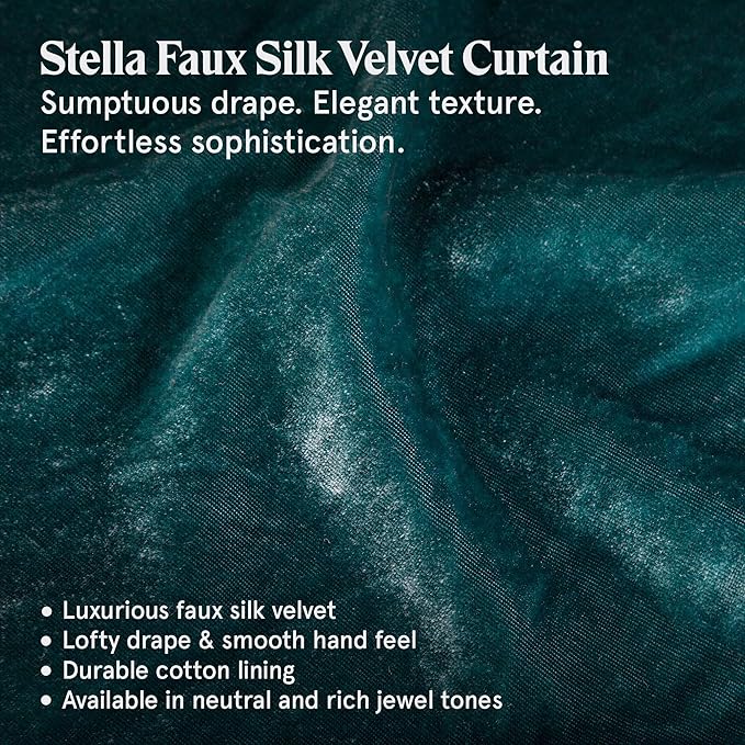 HiEnd Accents Stella Faux Silk Velvet Long Ruffled Pillow, 14x26 inch, Teal, Romantic Western Modern Traditional Style Luxury Bedding, Decorative Throw Pillow