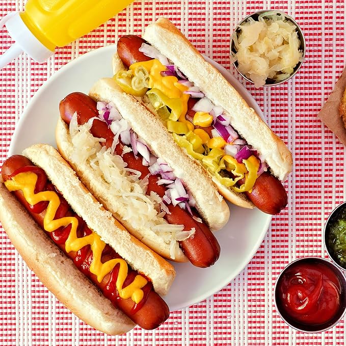 Nostalgia Oscar Mayer Extra Large 8 Hot Dog Roller & Bun Toaster Oven- Stainless Steel Grill Rollers for Cooking Veggie Sausages & Brats- Multi-Use Warming Oven with Adjustable Timer for Parties - Red