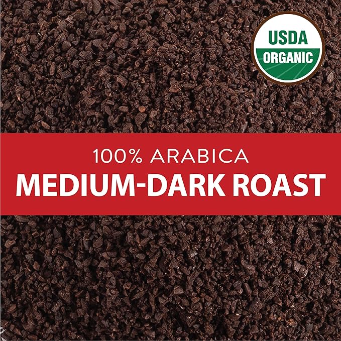 San Francisco Bay Coffee - Medium-Dark Roast - Fog Chaser (28 oz bag) - Ground Coffee,(Pack of 2)
