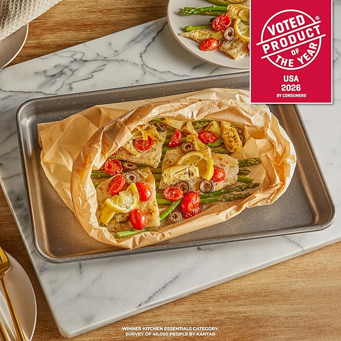 Reynolds Kitchens Parchment Cooking Bags, Family Size, Non-Stick Parchment Cooking Bags for the Oven and Microwave, Oven-Safe up to 425 Degrees, Great for Quick Family Meals, No-Mess Cleanup, 5 Pack