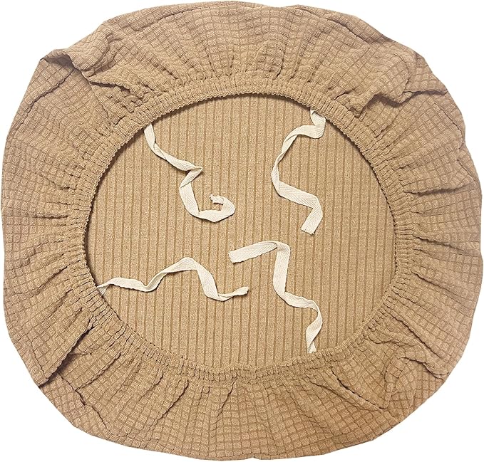 Newfashion Office Chair Seat Cover Universal Fit Stretch Washable Slipcover Protector for Desk Swivel Computer Chair (Camel)