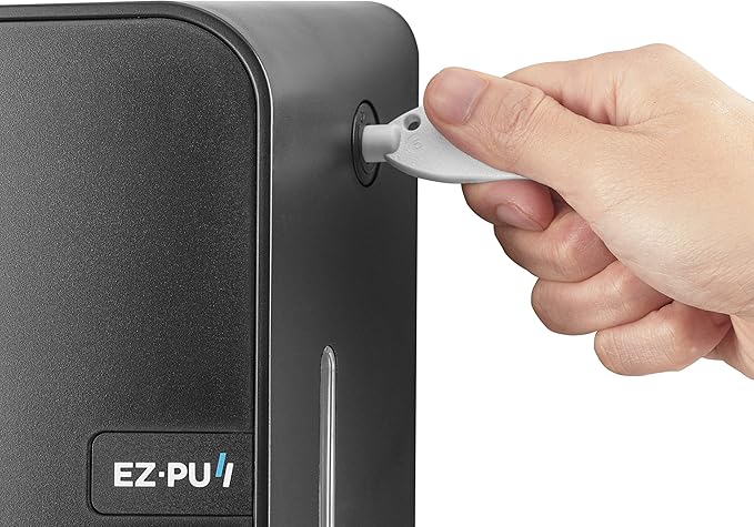 EZbrnd Wall Mount MULTIFOLD Paper Towel Dispenser for Kitchen/Bathroom/Office/RV/Airbnb, Black, 3200B-EZ