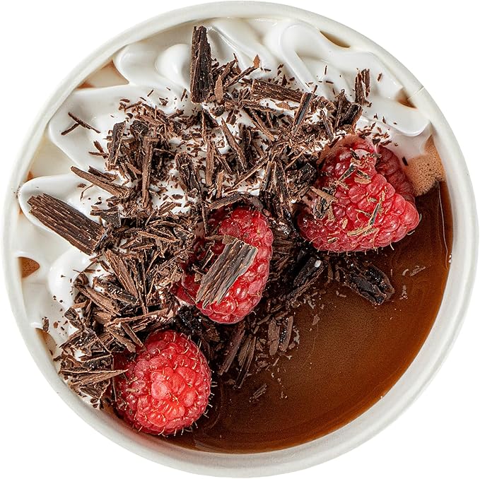 Restaurantware Coppetta 12 Ounce Dessert Cups, 50 Disposable Ice Cream Cups - Lids Sold Separately, Sturdy, Plaid Paper FroYo Bowls, For Hot And Cold Foods, Perfect For Gelato Or Mousse