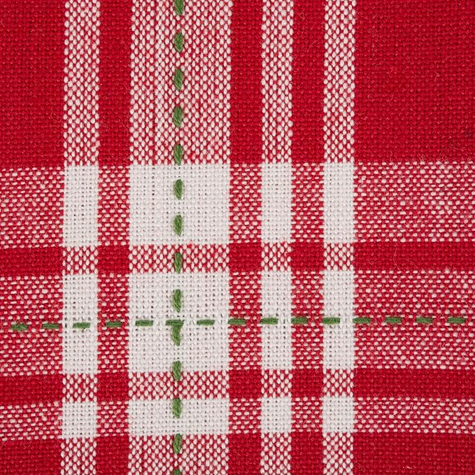 DII Christmas Kitchen Towel Set, Floral Tea Towels for Baking, Cleaning, Entertainment & Cooking, 18x28, Boughs of Holly, 2 Piece