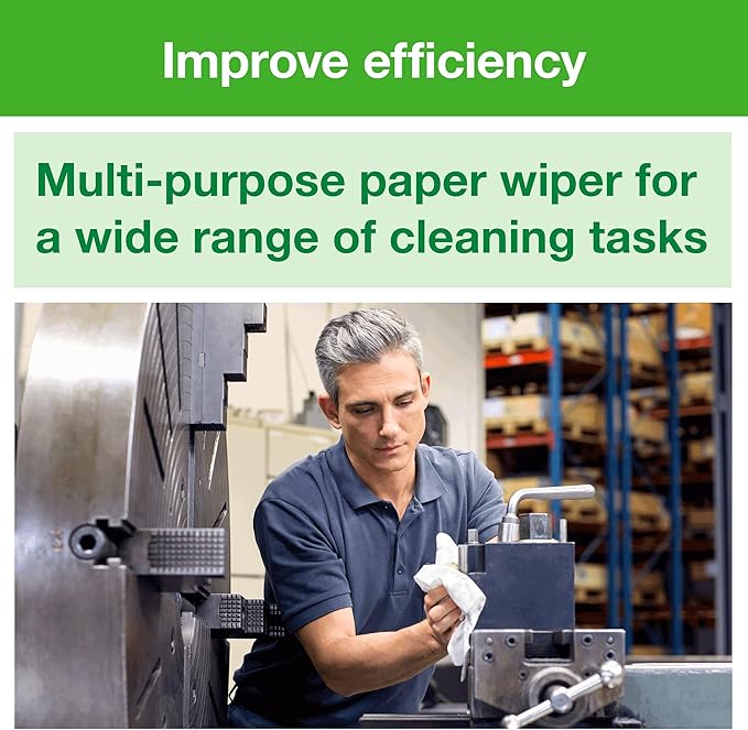 Tork Basic Paper Wiper White, Pop-up Box, 18 x 110 Sheets, 192125A
