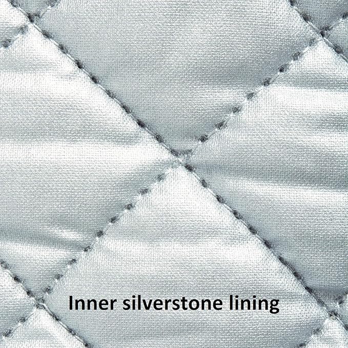DII Basic Terry Collection 100% Cotton Quilted, Oven Mitt, Mint, 2 Piece