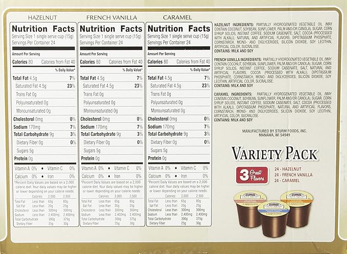 Grove Square Cappuccino Pods,Variety,Serve,72 Count (Pack of 2)