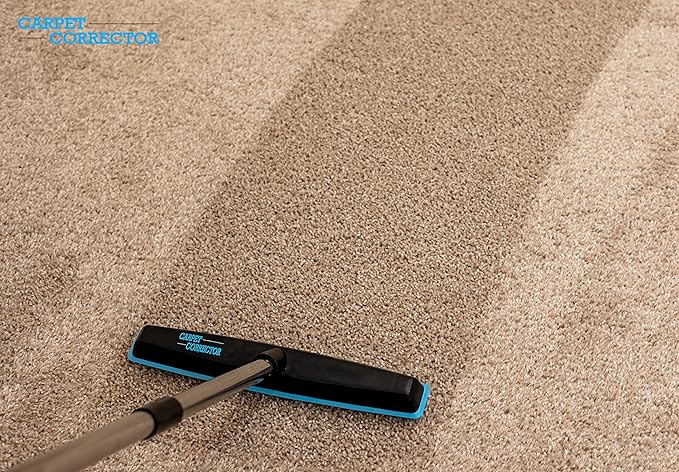 The Big Carpet Corrector- Carpet Rake to Rejuvenate Your Matted Carpet. Perfect for Hallways, Stairs, Steps, and Other High Traffic Areas.