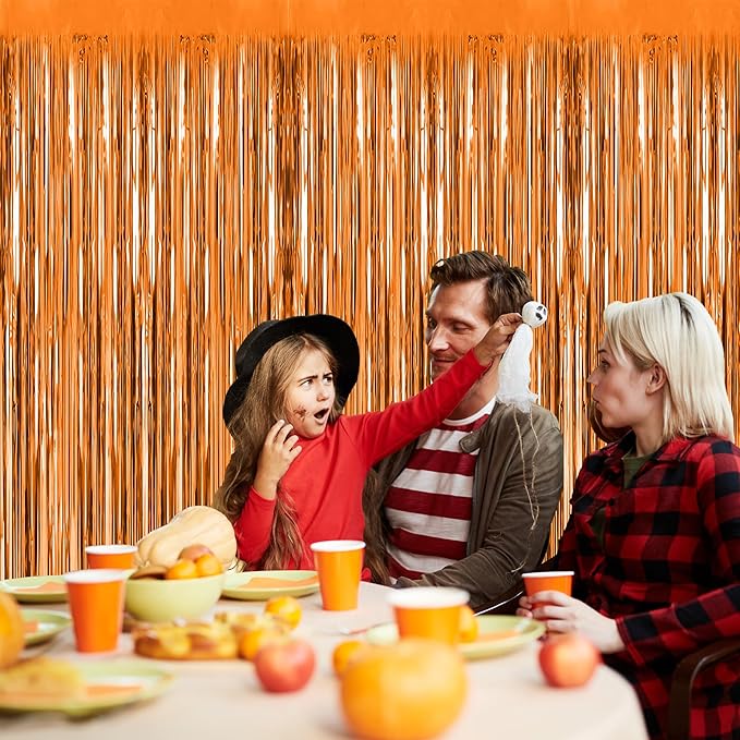 OHOME Thanksgiving Decorations -Thanksgiving Backdrop Streamers | Friendsgiving Decor for Indoor Outdoor Outside - Fall Porch Banner Essentials for Door Wall Party Favors Photo Booth Props,2 Pack