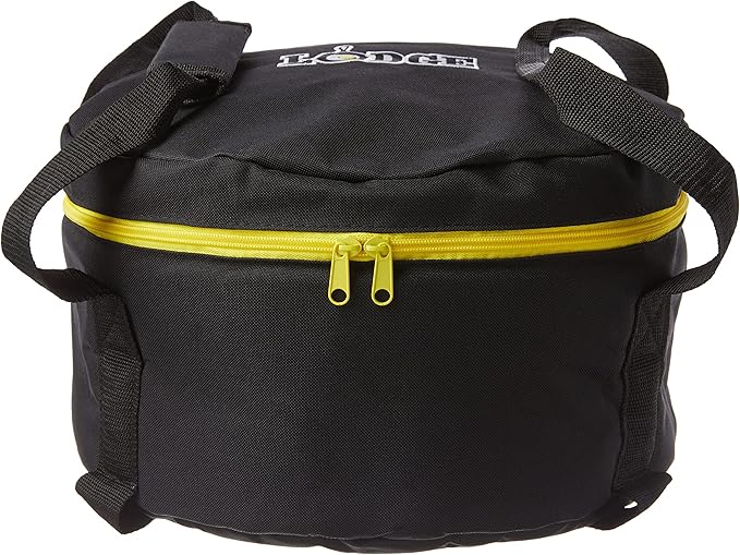 Lodge Black Camp Dutch Oven Tote Bag - Durable Camp Dutch Oven Bag with Handles - 12 Inch