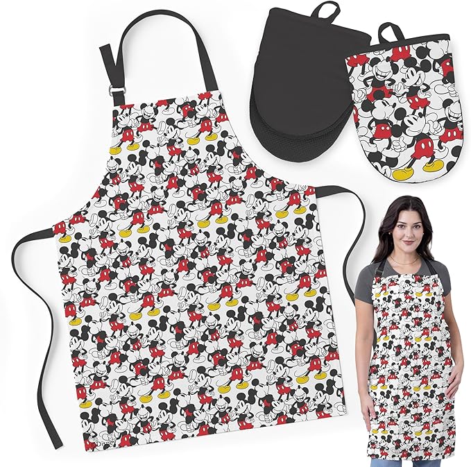 Best Brands Unisex Disney Mini Mitt & Apron Set