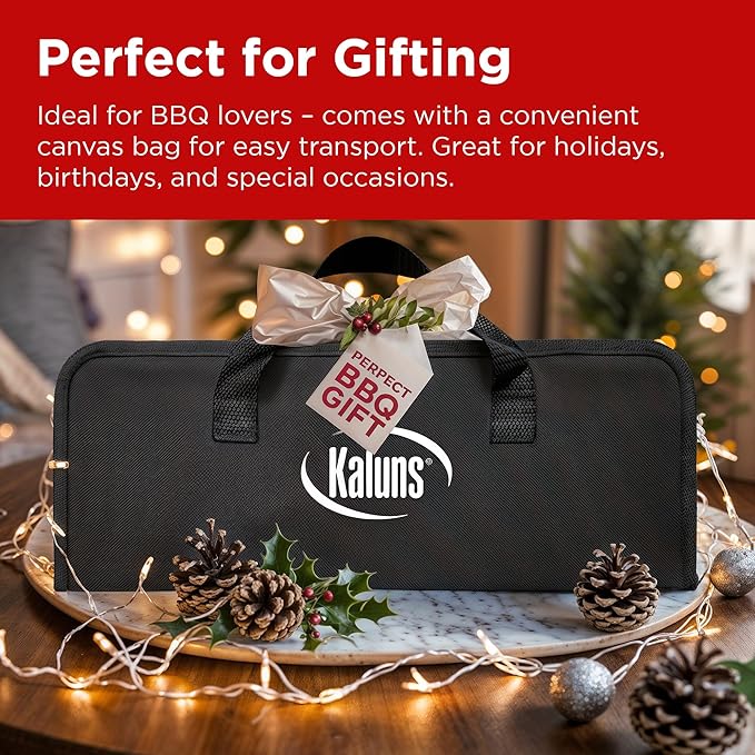 Kaluns BBQ Accessories, Complete Grill Set Grilling Gifts, 40 Pcs Premium Heavy Duty Stainless Steel Barbecue Grill Accessories for Outdoor Grill, Mens Valentines Day Gifts for Him