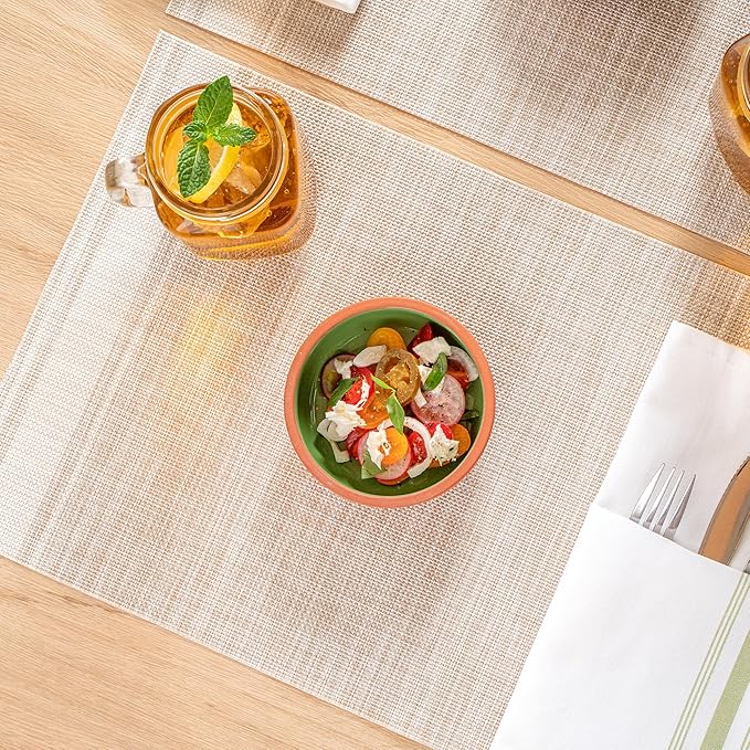 Restaurantware Terracotta Cazuela Bowls 2 Pack of 7 oz Durable Rustic Serving Dish Glazed Oven-Safe Bowl Freezer-Safe Tapas Dish Microwave-Safe Dishwasher-Safe