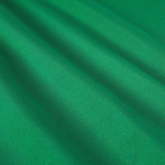 Amazon Basics 5-Piece Soft Microfiber Kid's Bed-in-a-Bag Bedding Set, Twin, Green, Solid
