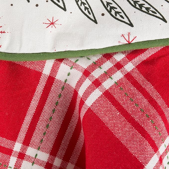 DII Women's Christmas Kitchen Apron Adjustable Adult Size for Cooking, Baking, Crafting & Entertaining