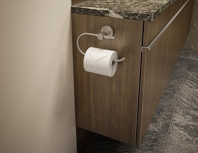 Symmons 353TP-STN Dia Wall-Mounted Toilet Paper Holder in Satin Nickel